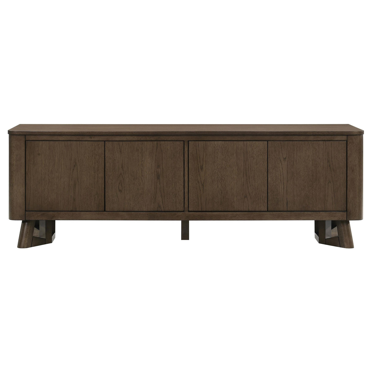 Trotter Brown 71-inch 4-Door Wood TV Stand Media Console from Coaster - Luna Furniture