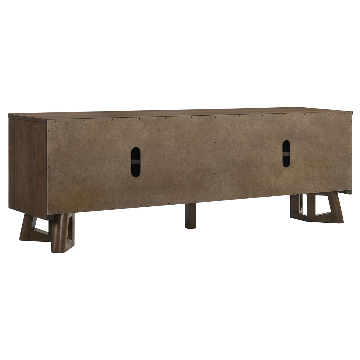 Trotter Brown 71-inch 4-Door Wood TV Stand Media Console from Coaster - Luna Furniture