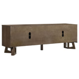 Trotter Brown 71-inch 4-Door Wood TV Stand Media Console from Coaster - Luna Furniture