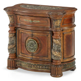 Villa Valencia Classic Chestnut Bedside Chest from Michael Amini - Luna Furniture