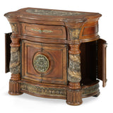 Villa Valencia Classic Chestnut Bedside Chest from Michael Amini - Luna Furniture