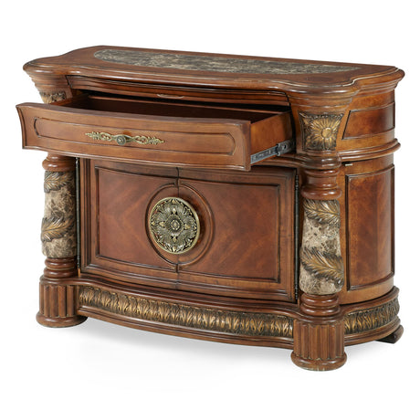 Villa Valencia Classic Chestnut Bachelor's Chest from Michael Amini - Luna Furniture
