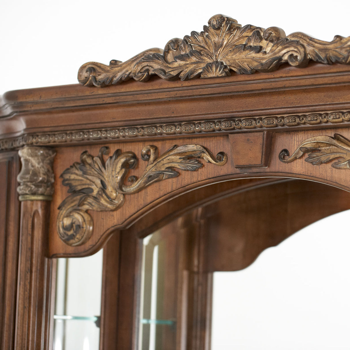 Villa Valencia Classic Chestnut Dresser With Mirror from Michael Amini - Luna Furniture
