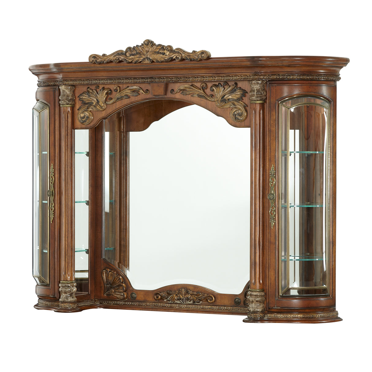 Villa Valencia Classic Chestnut Dresser Mirror from Michael Amini - Luna Furniture
