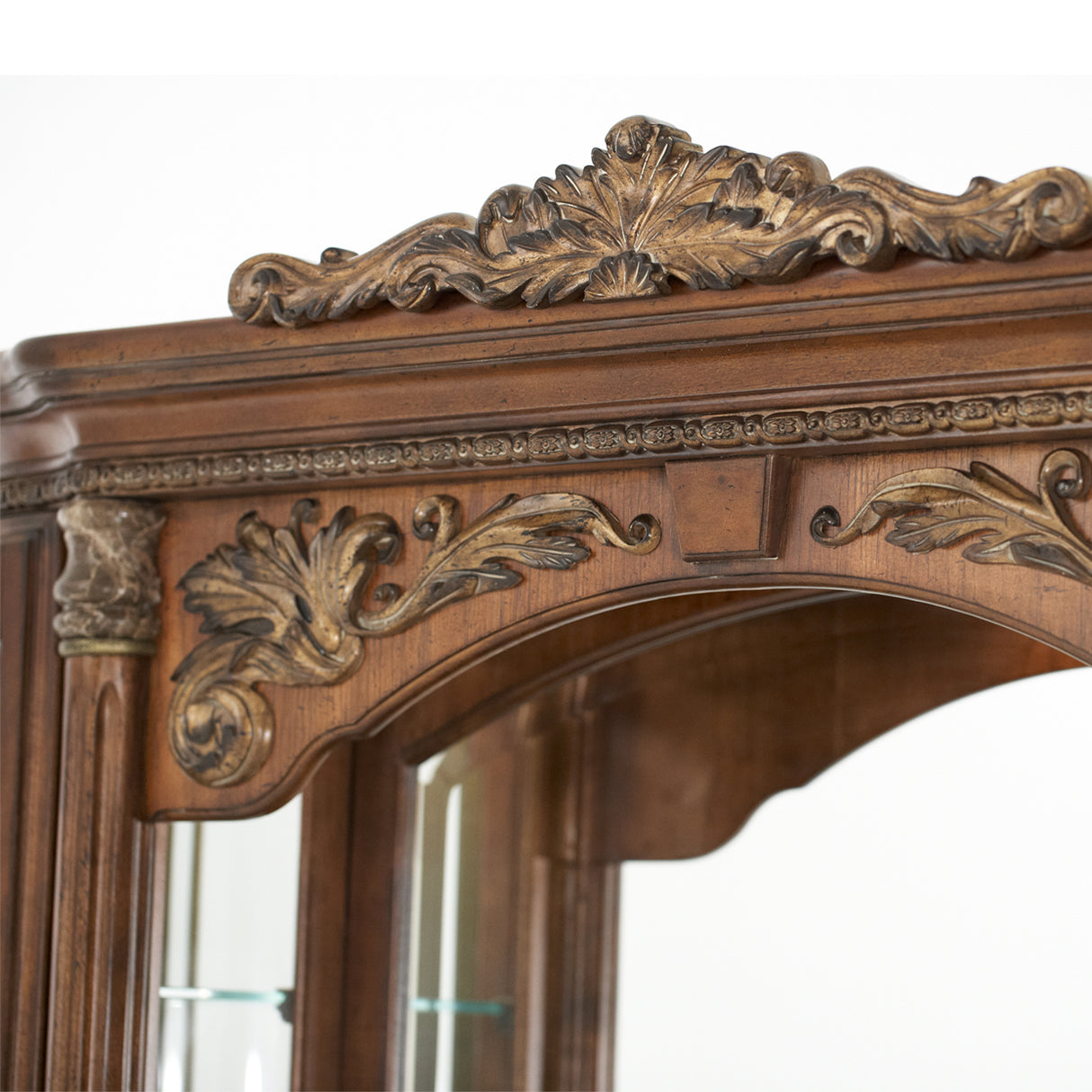 Villa Valencia Classic Chestnut Dresser Mirror from Michael Amini - Luna Furniture
