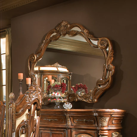 Villa Valencia Classic Chestnut Sideboard Mirror from Michael Amini - Luna Furniture