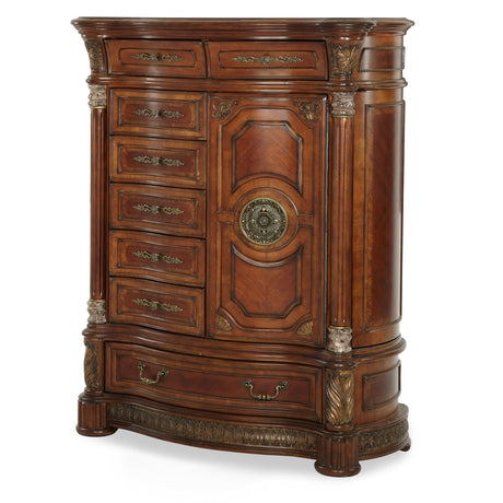 Villa Valencia Classic Chestnut Gentleman's Chest Classic Chestnut from Michael Amini - Luna Furniture