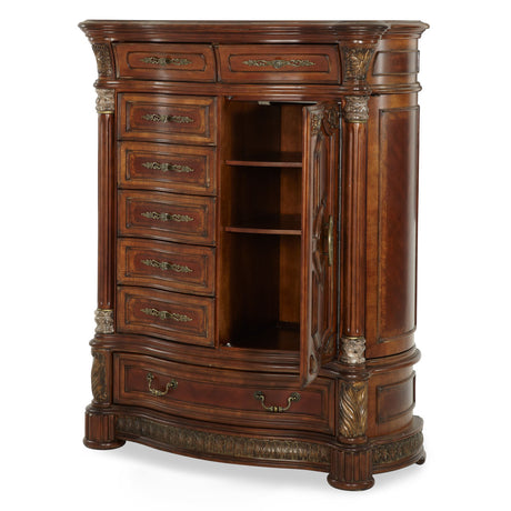 Villa Valencia Classic Chestnut Gentleman's Chest Classic Chestnut from Michael Amini - Luna Furniture