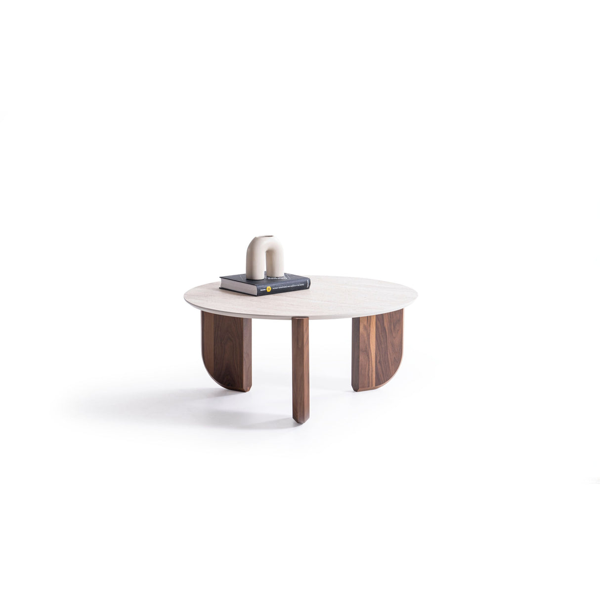 720 Walnut-Travertine 3 Pc Coffee Table Set from Nova Furniture - Luna Furniture
