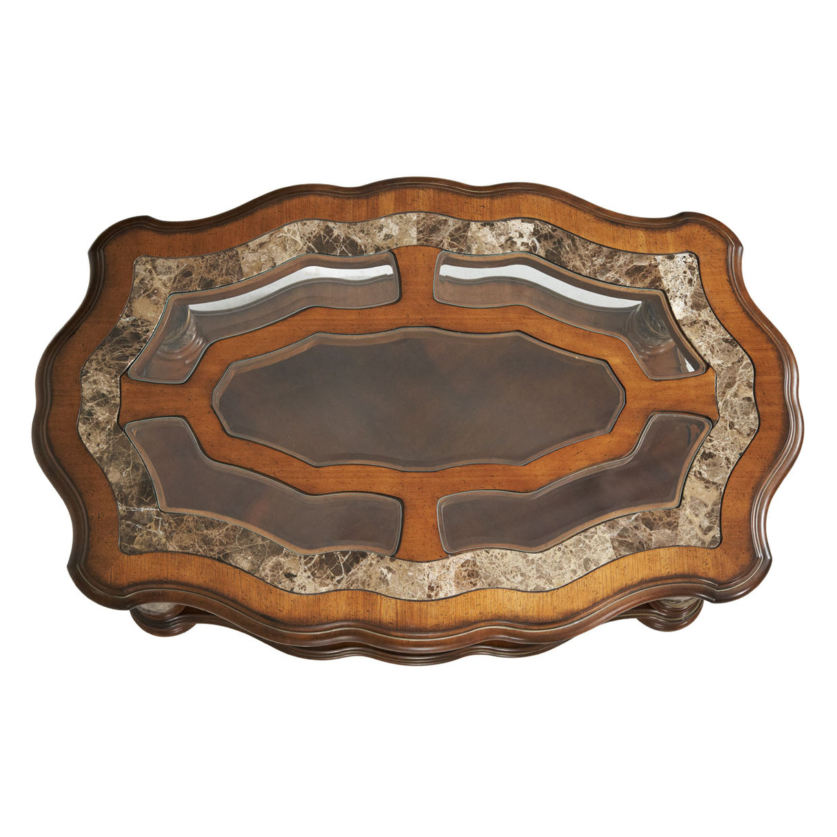 Villa Valencia Classic Chestnut Cocktail Table from Michael Amini - Luna Furniture