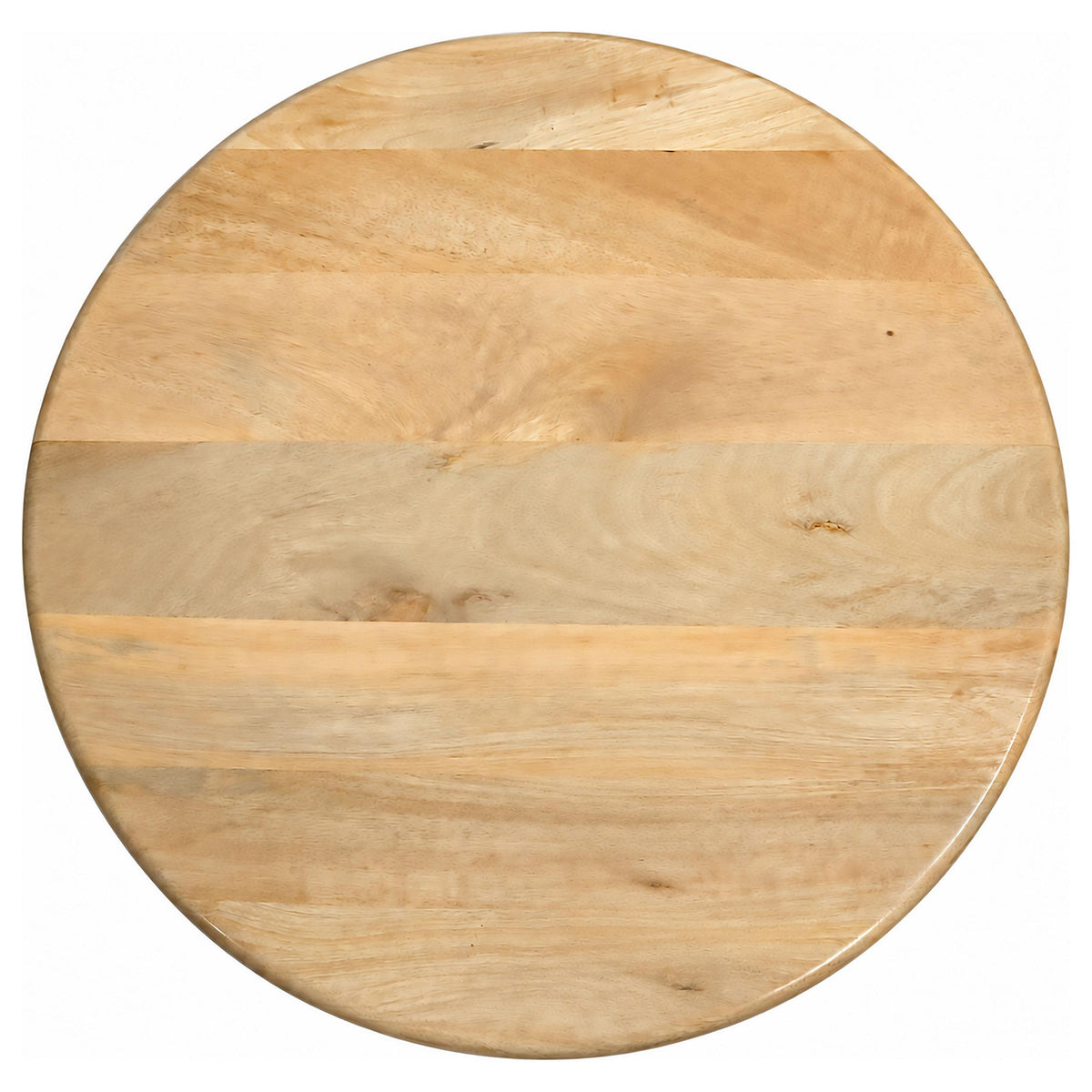 Dale Natural Mango Sculptural Round Solid Mango Wood End Table from Coaster - Luna Furniture