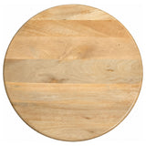 Dale Natural Mango Sculptural Round Solid Mango Wood End Table from Coaster - Luna Furniture