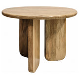 Dale Natural Mango 2-Piece Round Mango Wood Coffee and End Table Set from Coaster - Luna Furniture