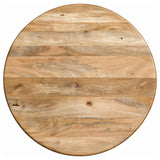 Dale Natural Mango 2-Piece Round Mango Wood Coffee and End Table Set from Coaster - Luna Furniture