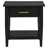 Lindenton Black 2-Piece Wood Lift-Top Coffee and End Table Set from Coaster - Luna Furniture