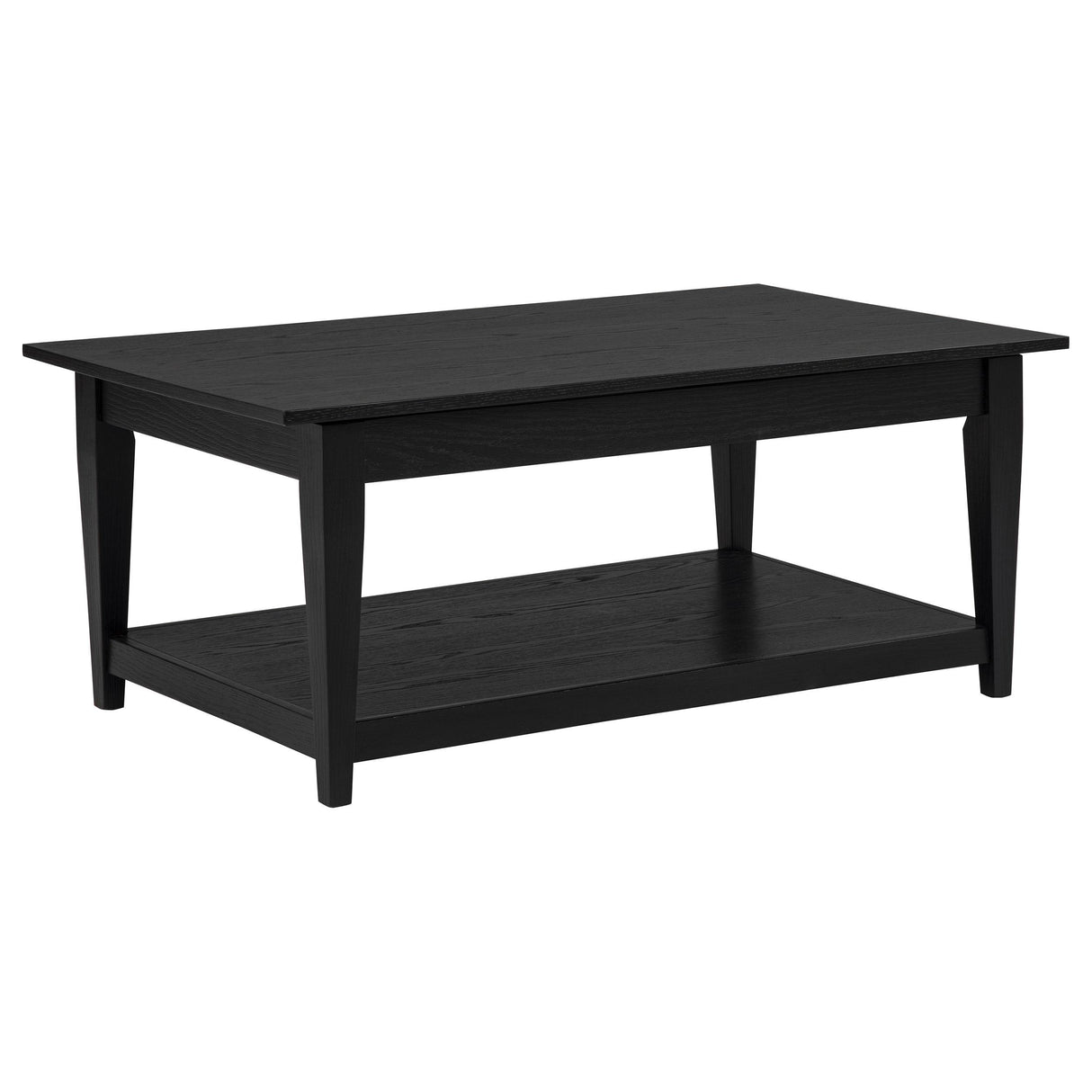 Lindenton Black 2-Piece Wood Lift-Top Coffee and End Table Set from Coaster - Luna Furniture