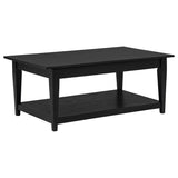 Lindenton Black 2-Piece Wood Lift-Top Coffee and End Table Set from Coaster - Luna Furniture