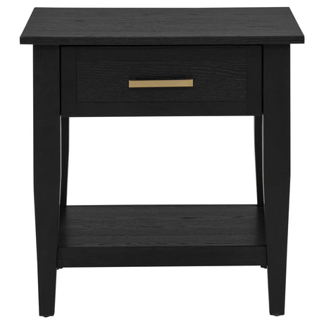 Lindenton Black 3-Piece Wood Lift-Top Coffee and End Table Set from Coaster - Luna Furniture