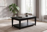 Lindenton Black Lift-Top Occasional Cocktail Coffee Table from Coaster - Luna Furniture
