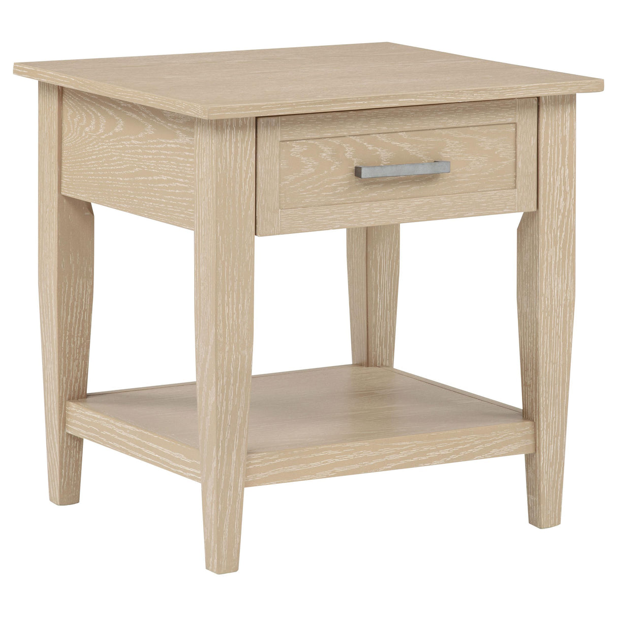 Lindenton Blonde 1-drawer Wood Occasional Side End Table from Coaster - Luna Furniture