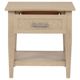 Lindenton Blonde 1-drawer Wood Occasional Side End Table from Coaster - Luna Furniture