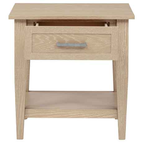 Lindenton Blonde 1-drawer Wood Occasional Side End Table from Coaster - Luna Furniture