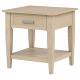Lindenton Blonde 1-drawer Wood Occasional Side End Table from Coaster - Luna Furniture