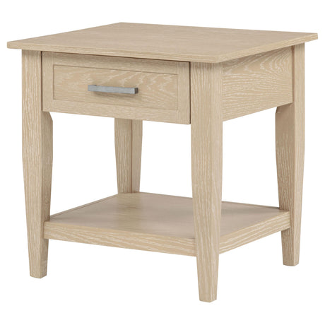 Lindenton Blonde 1-drawer Wood Occasional Side End Table from Coaster - Luna Furniture