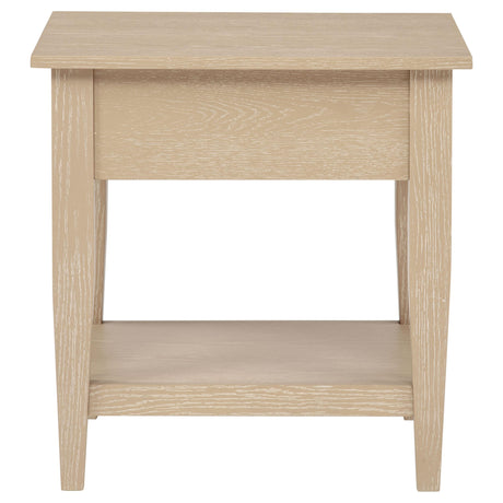 Lindenton Blonde 1-drawer Wood Occasional Side End Table from Coaster - Luna Furniture
