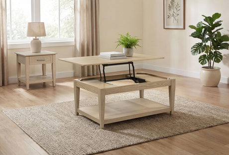 Lindenton Blonde 1-drawer Wood Occasional Side End Table from Coaster - Luna Furniture
