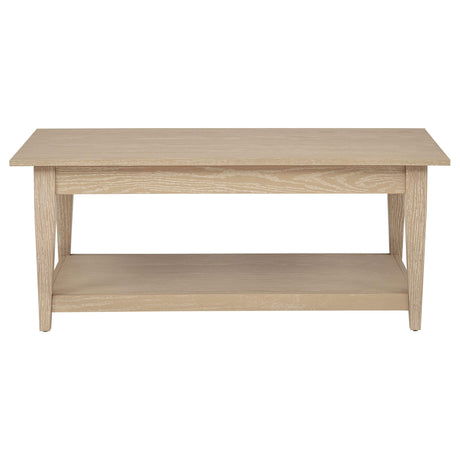 Lindenton Blonde 2-Piece Wood Lift-Top Coffee and End Table Set from Coaster - Luna Furniture