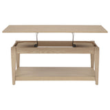 Lindenton Blonde Lift-Top Occasional Cocktail Coffee Table from Coaster - Luna Furniture