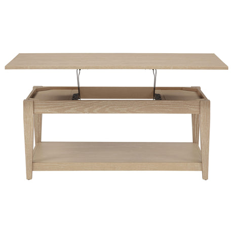 Lindenton Blonde Lift-Top Occasional Cocktail Coffee Table from Coaster - Luna Furniture