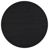 Sweeney Black 2-Piece Round Wood Occasional Nesting Table Set from Coaster - Luna Furniture