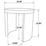 Sweeney Black 3-Piece Coffee and End Occasional Table Set from Coaster - Luna Furniture