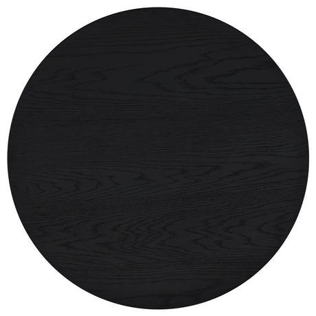 Sweeney Black 39-inch Round Wood Occasional Cocktail Coffee Table from Coaster - Luna Furniture
