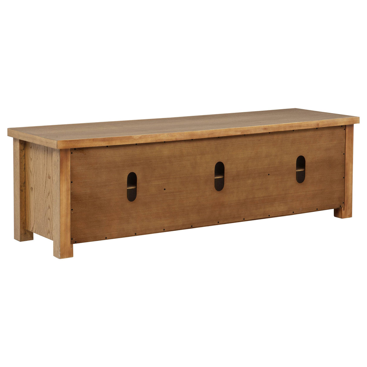 Beasley Golden Oak 2-Door 71-Inch Wood TV Stand Media Console from Coaster - Luna Furniture