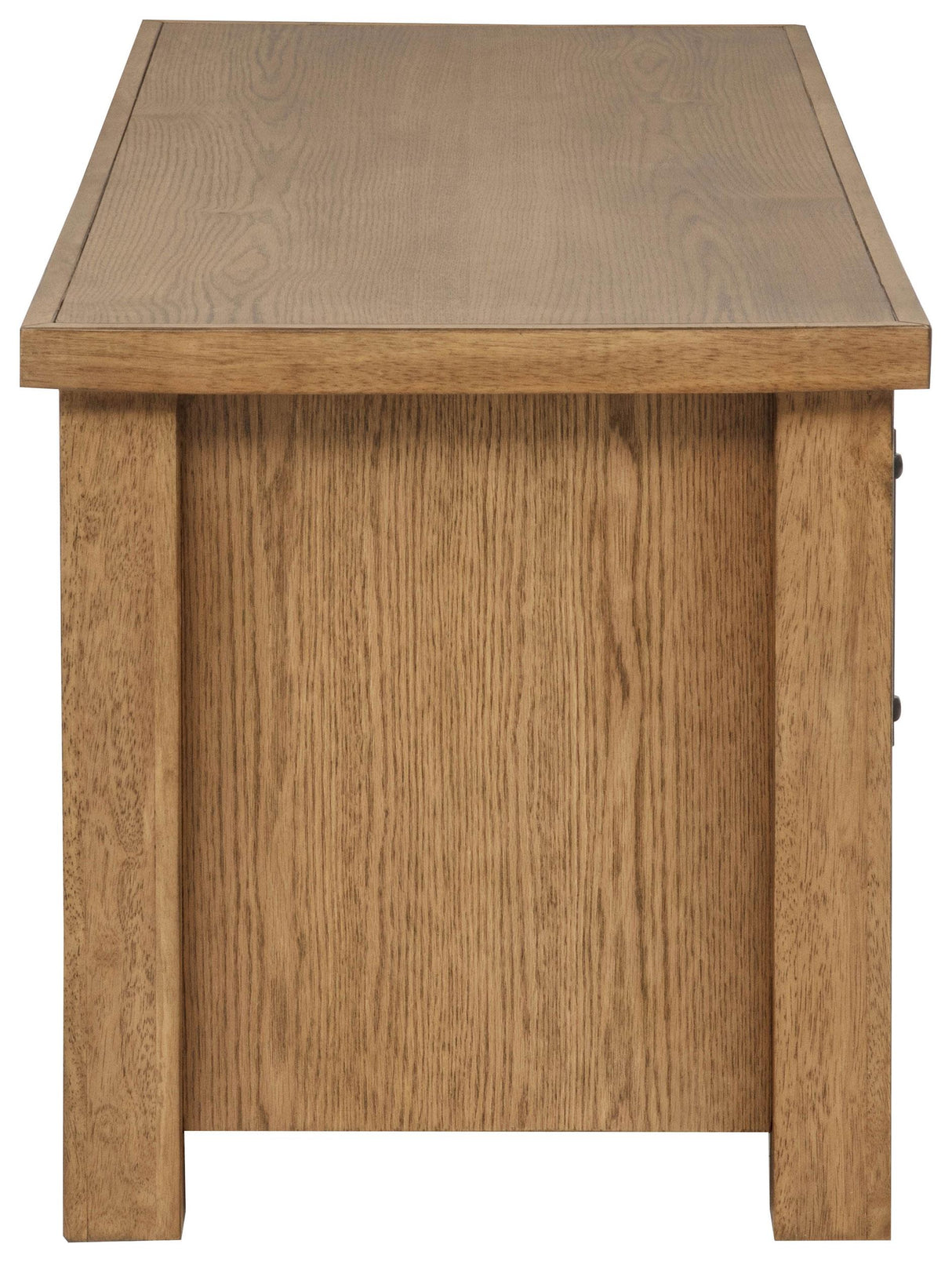 Beasley Golden Oak 2-Door 71-Inch Wood TV Stand Media Console from Coaster - Luna Furniture