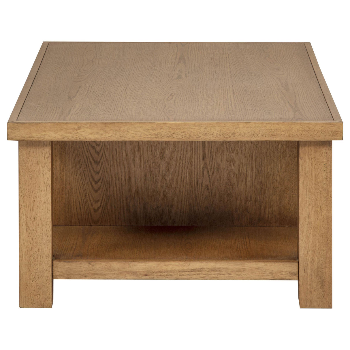 Beasley Golden Oak 2-Piece Wood Coffee Table Set from Coaster - Luna Furniture