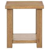 Beasley Golden Oak 3-Piece Wood Coffee Table Set from Coaster - Luna Furniture