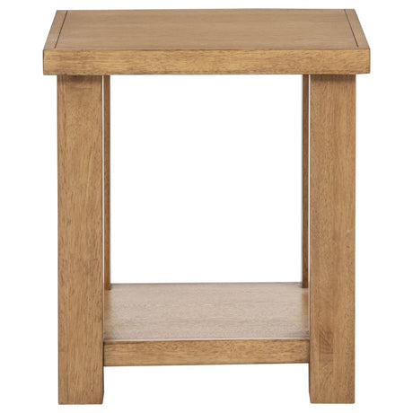 Beasley Golden Oak 3-Piece Wood Coffee Table Set from Coaster - Luna Furniture
