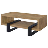 Dinard Mango Engineered Wood Cocktail Coffee Table from Coaster - Luna Furniture