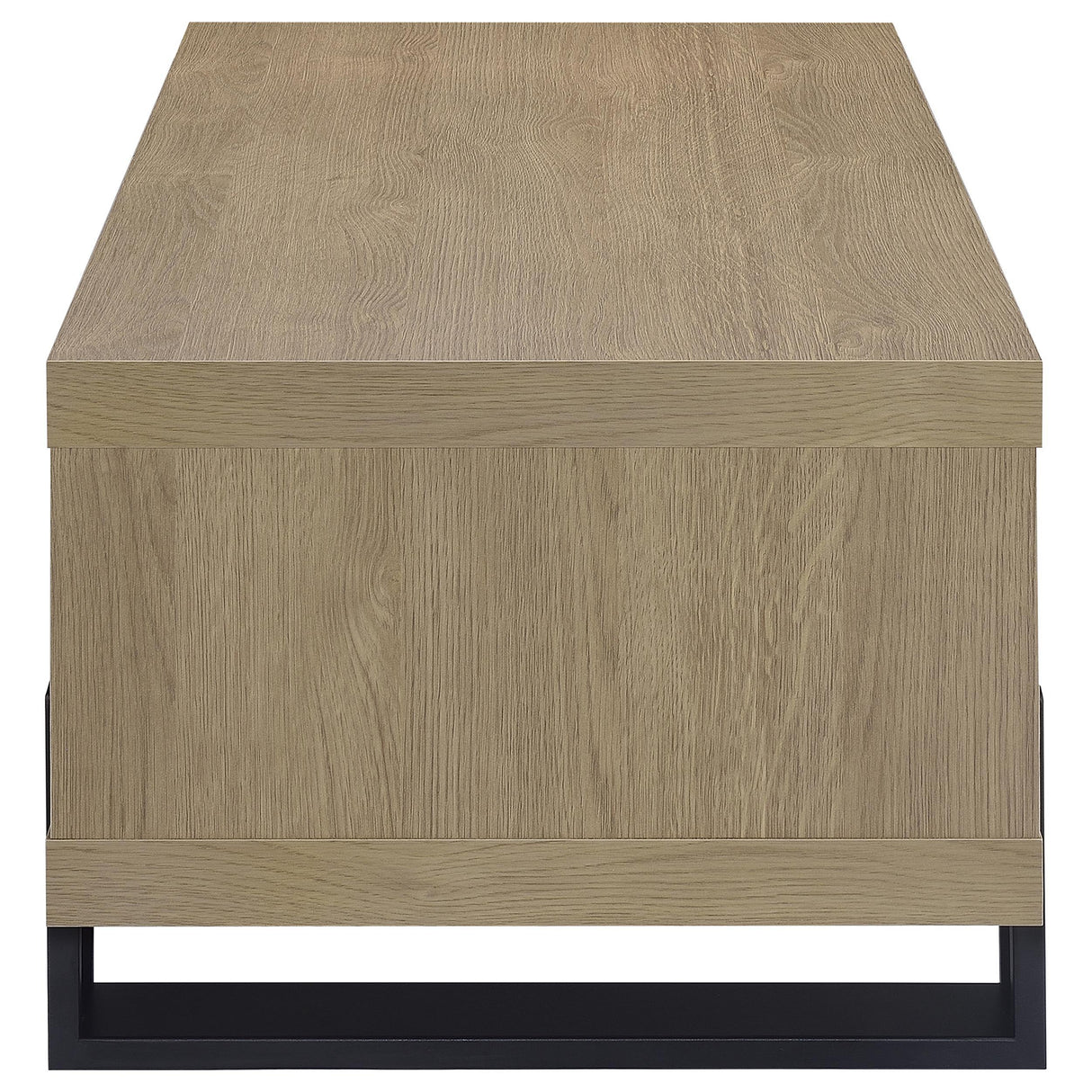 Dinard Latte Engineered Wood Cocktail Coffee Table from Coaster - Luna Furniture
