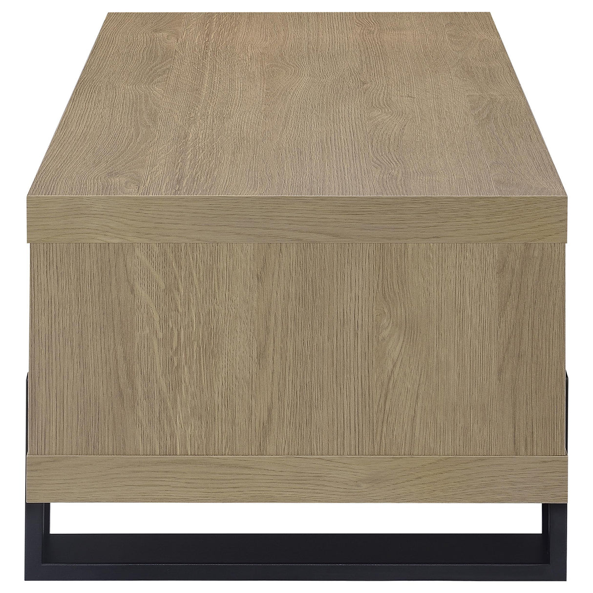 Dinard Latte Engineered Wood Cocktail Coffee Table from Coaster - Luna Furniture