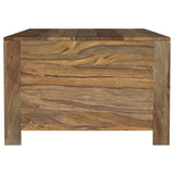 Esther Natural 3-Piece Solid Sheesham Coffee and End Table Set from Coaster - Luna Furniture