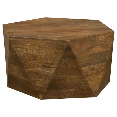 Zalika Natural 2-Piece Solid Wood Coffee and End Table Set from Coaster - Luna Furniture
