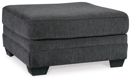 Tracling Slate Oversized Ottoman from Ashley - Luna Furniture