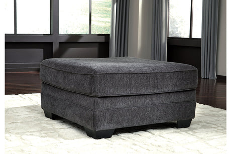 Tracling Slate 3-Piece Sectional with Ottoman from Ashley - Luna Furniture