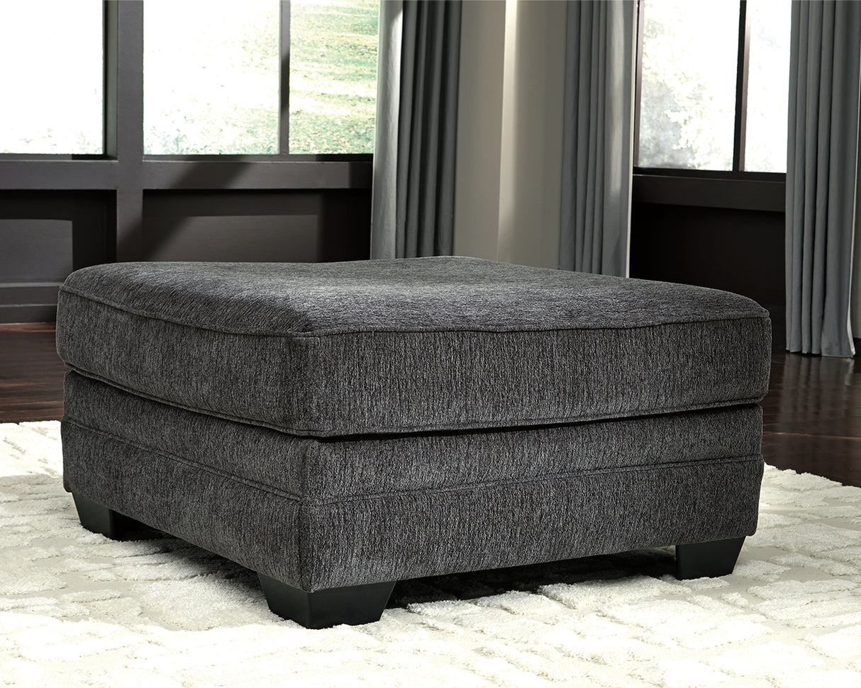 Tracling Slate Oversized Ottoman from Ashley - Luna Furniture