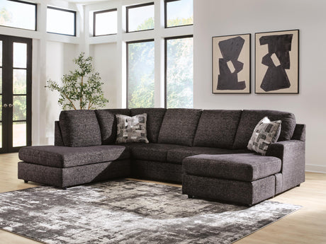 Lentiz Onyx 2-Piece Sectional with Chaise from Ashley Furniture - Luna Furniture